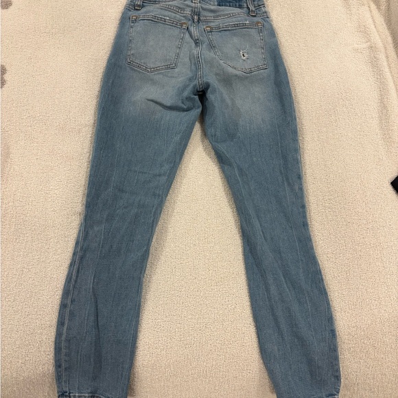 Abercrombie & Fitch Women's Light Blue Skinny Jeans - Picture 3 of 5